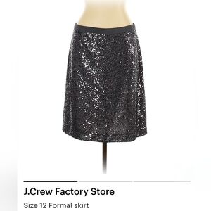 J. Crew sparkle skirt